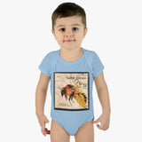 Bee Stamp Baby Onesie