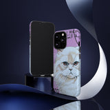 White Persian Cat Tough Phone Case