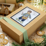 Little Drummer Kid Stamp Sticker