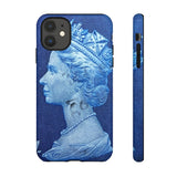 Queen Blue Stamp - Tough Phone Case