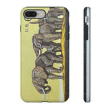 Elephant Herd Tough Phone Case