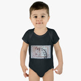 Bible Pages Stamp Baby Onesie