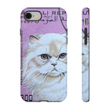 White Persian Cat Tough Phone Case