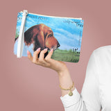 Basset Hound Dog Clutch Bag