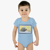 Bald Eagle Stamp Baby Onesie