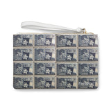 Texas Stamp Clutch Bag