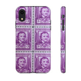 Edgar Allan Poe Stamps Tough Phone Case