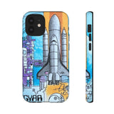 Space Rocket Tough Phone Case