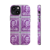 Edgar Allan Poe Stamps Tough Phone Case