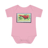 Cardinal Stamp Baby Onesie
