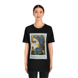 Blue Flowers Stamp T-Shirt