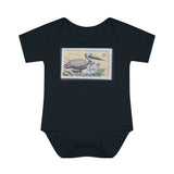 Pelican Stamp Baby Onesie