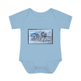 Bicycle Stamp Baby Onesie