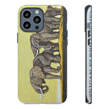 Elephant Herd Tough Phone Case