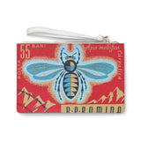 Honey Bee Retro Clutch Bag