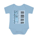 Piano Player Baby Onesie