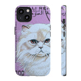 White Persian Cat Tough Phone Case