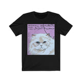White Cat Stamp T-shirt