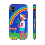 Rainbow Flower Tough Phone Case