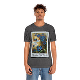 Blue Flowers Stamp T-Shirt