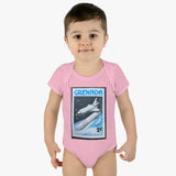 Space Shuttle Stamp Baby Onesie
