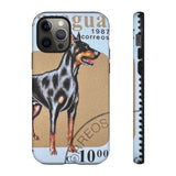 Doberman Dog Tough Phone Case