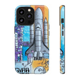 Space Rocket Tough Phone Case