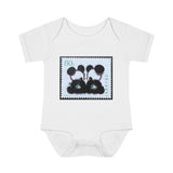 Panda Bear Asia Stamp Baby Onesie