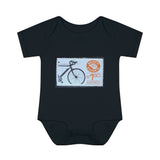 Bike Stamp Baby Onesie
