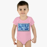 George & Ben Stamp Baby Onesie