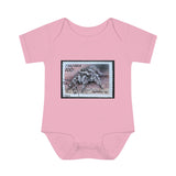 Spider Stamp Baby Onesie