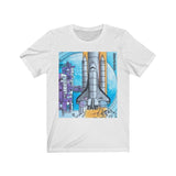 Space Rocket Stamp T-shirt