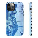 Norway Harbor Postage Stamp - Tough Phone Case