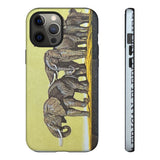 Elephant Herd Tough Phone Case