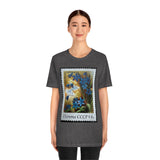 Blue Flowers Stamp T-Shirt