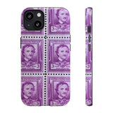 Edgar Allan Poe Stamps Tough Phone Case