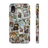 Mushroom Stamps Tough Phone Case