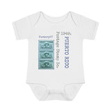 Puerto Rico 1949 Postage Stamp - Infant Baby Rib Bodysuit, 0M - 24Mo