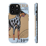 Doberman Dog Tough Phone Case
