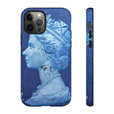 Queen Blue Stamp - Tough Phone Case