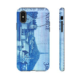Norway Harbor Postage Stamp - Tough Phone Case