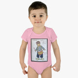 Little Drummer Kid Stamp Baby Onesie