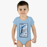 Columbia Map Stamp Baby Onesie