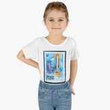 Space Rocket Stamp Baby Onesie
