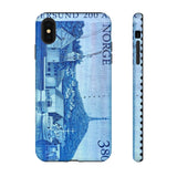 Norway Harbor Postage Stamp - Tough Phone Case