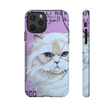 White Persian Cat Tough Phone Case