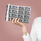 Texas Stamp Clutch Bag