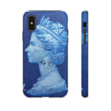 Queen Blue Stamp - Tough Phone Case