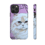 White Persian Cat Tough Phone Case