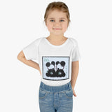 Panda Bear Asia Stamp Baby Onesie